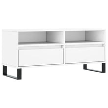 Tv-Meubel 00X34,5X44,5 Cm Bewerkt Hout Wit
