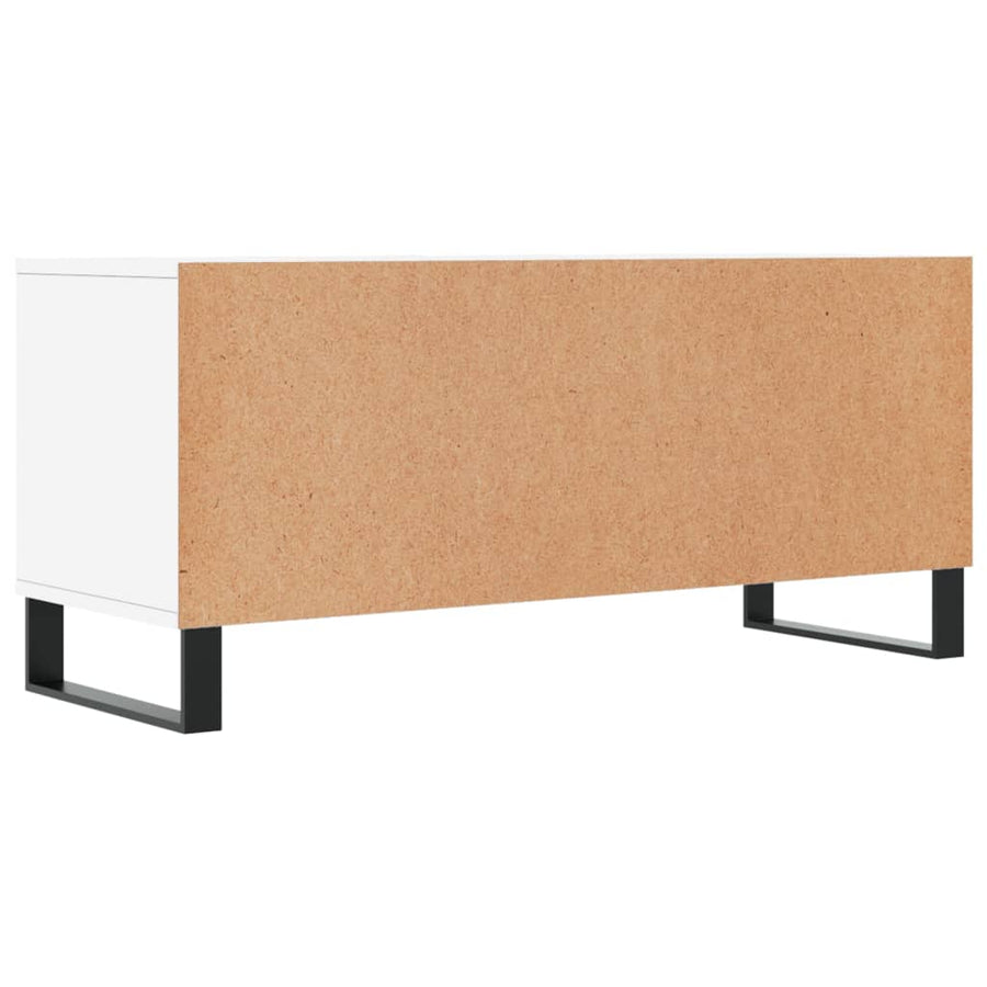 Tv-Meubel 00X34,5X44,5 Cm Bewerkt Hout Wit