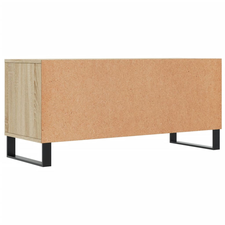 Tv-Meubel 00X34,5X44,5 Cm Bewerkt Hout Kleurig Sonoma eiken