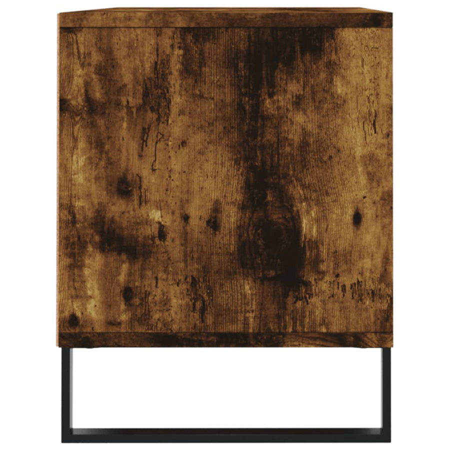 Tv-Meubel 00X34,5X44,5 Cm Bewerkt Hout Kleurig Gerookt eiken
