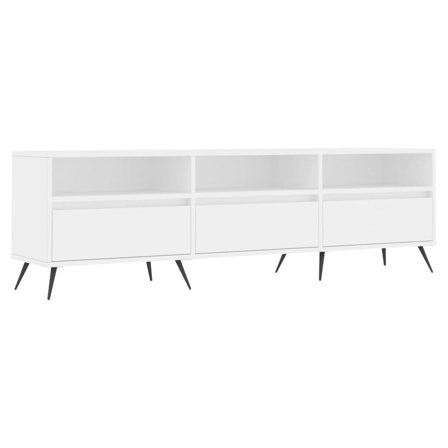 Tv-Meubel 50X30X44,5 Cm Bewerkt Hout Wit
