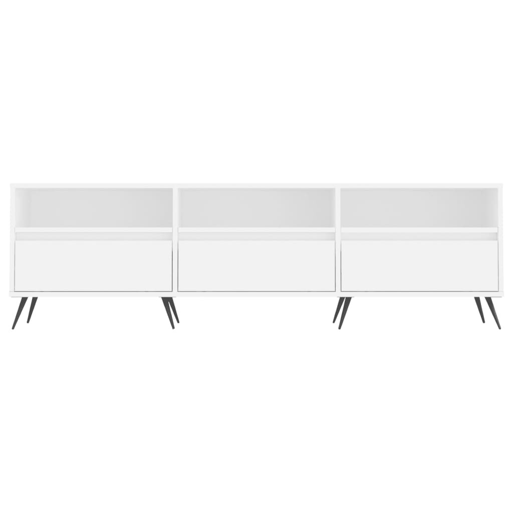 Tv-Meubel 50X30X44,5 Cm Bewerkt Hout Wit