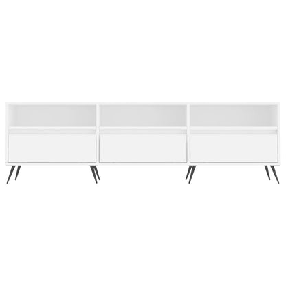 Tv-Meubel 50X30X44,5 Cm Bewerkt Hout Wit