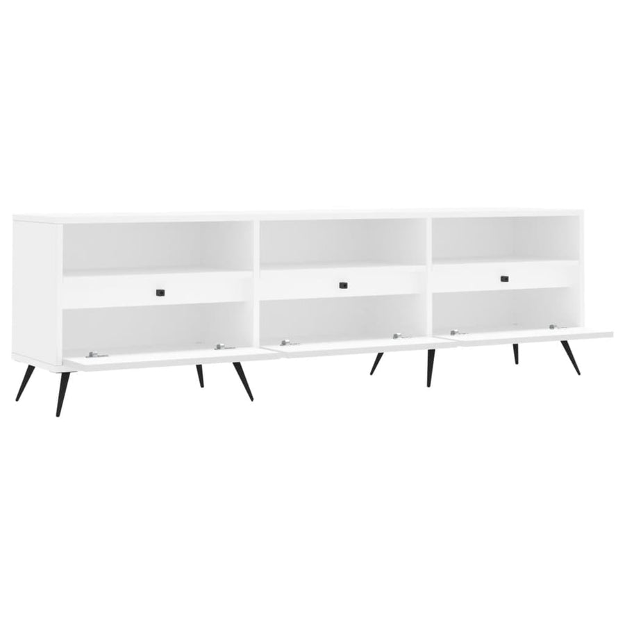 Tv-Meubel 50X30X44,5 Cm Bewerkt Hout Wit