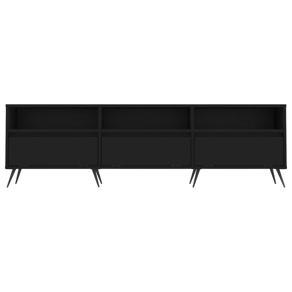 Tv-Meubel 150X30X44,5 Cm Bewerkt Hout Zwart