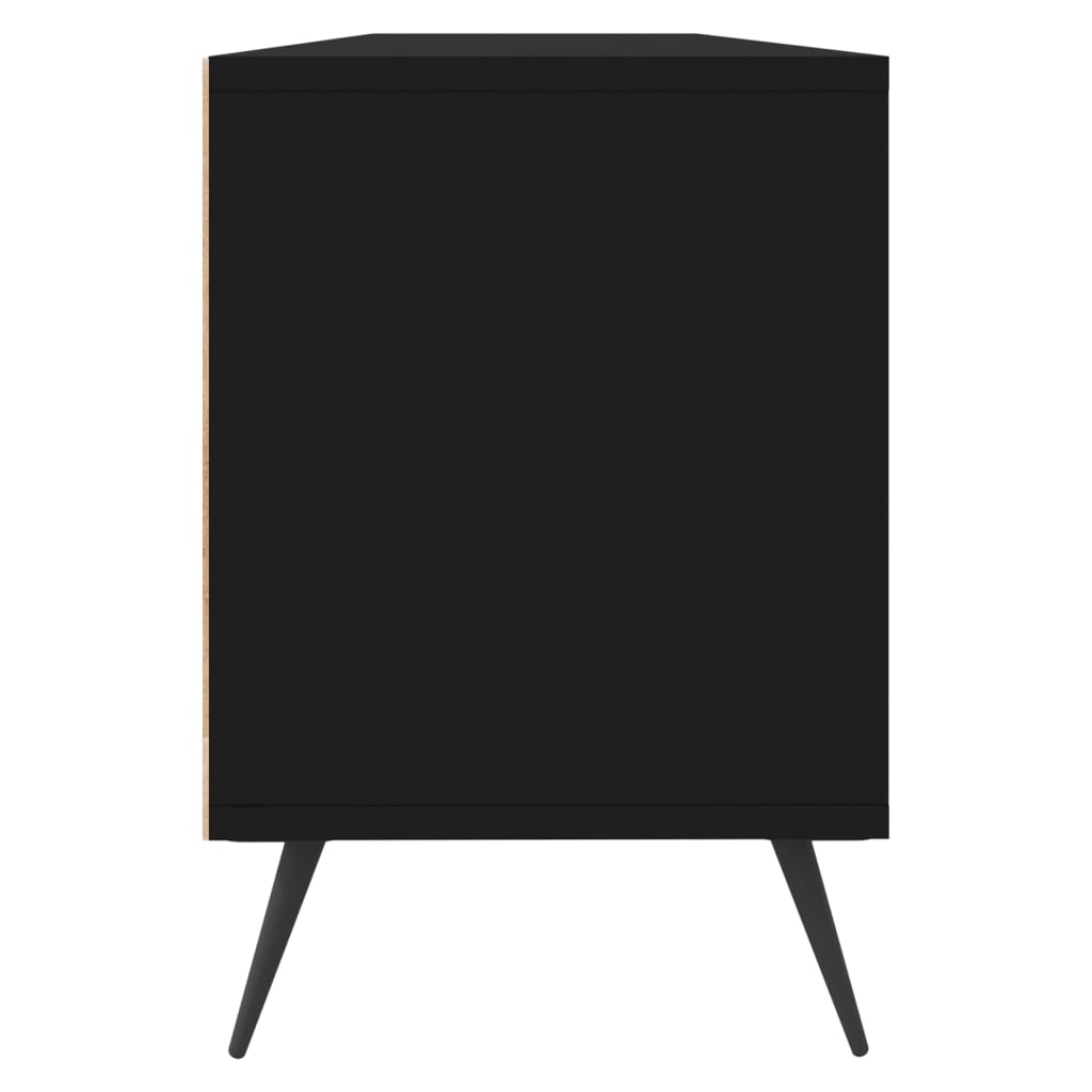 Tv-Meubel 150X30X44,5 Cm Bewerkt Hout Zwart