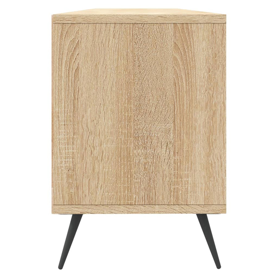 Tv-Meubel 50X30X44,5 Cm Bewerkt Hout Kleurig Sonoma eiken