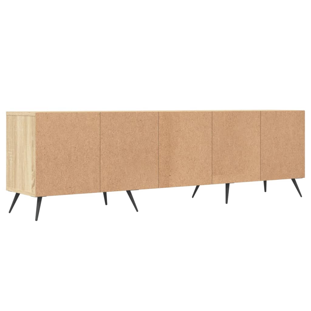 Tv-Meubel 50X30X44,5 Cm Bewerkt Hout Kleurig Sonoma eiken