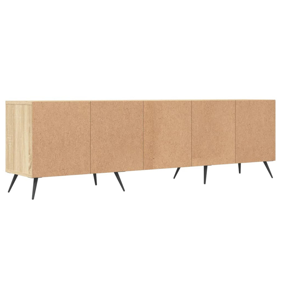 Tv-Meubel 50X30X44,5 Cm Bewerkt Hout Kleurig Sonoma eiken