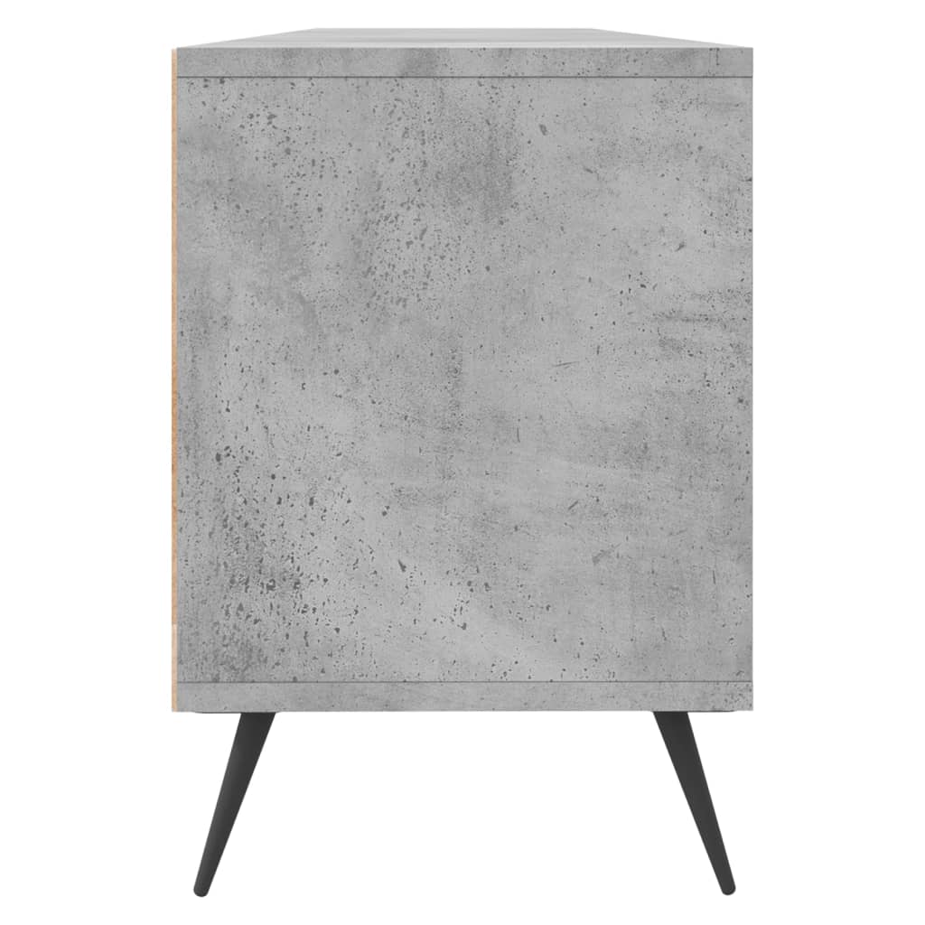 Tv-Meubel 50X30X44,5 Cm Bewerkt Hout Betongrijs