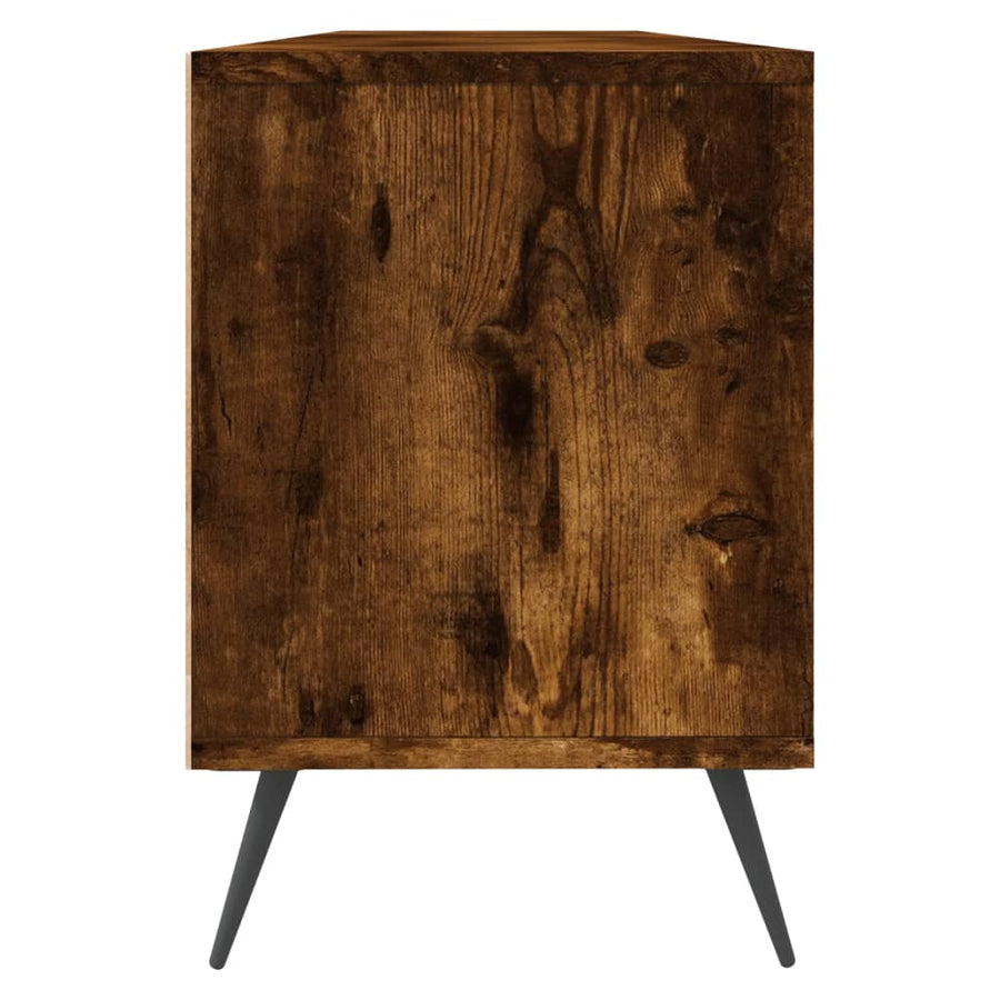 Tv-Meubel 50X30X44,5 Cm Bewerkt Hout Kleurig Gerookt eiken