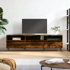 Tv-meubel 150x30x44,5 cm bewerkt hout gerookt eiken
