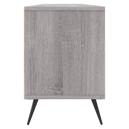 Tv-Meubel 50X30X44,5 Cm Bewerkt Hout Eikenkleurig Grijs sonoma