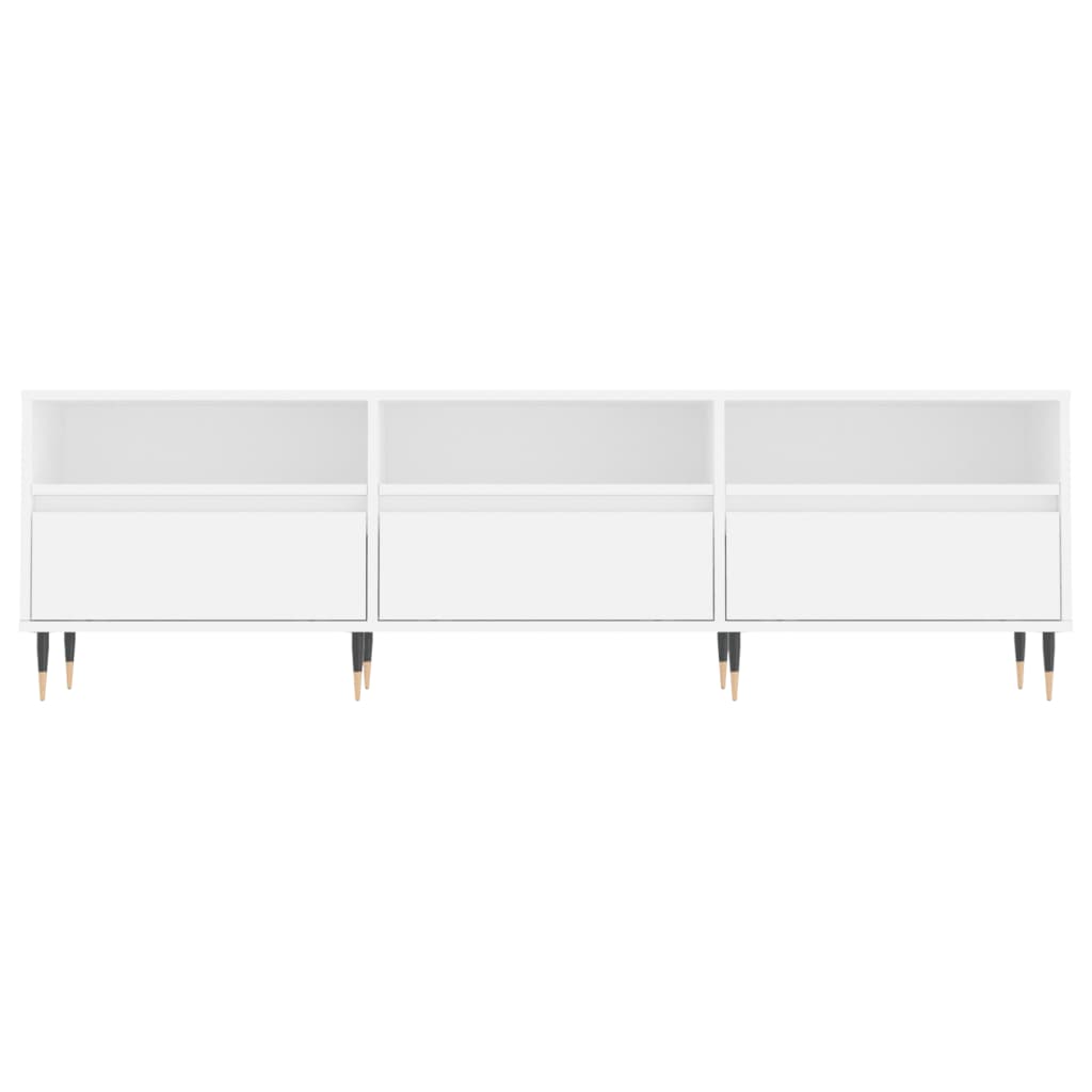 Tv-Meubel 150X30X44,5 Cm Bewerkt Hout Wit