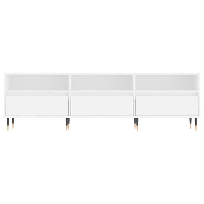 Tv-Meubel 150X30X44,5 Cm Bewerkt Hout Wit