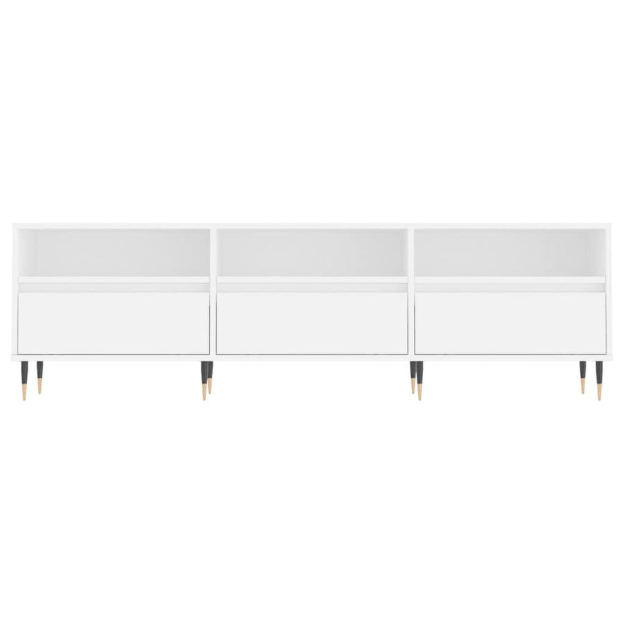 Tv-Meubel 150X30X44,5 Cm Bewerkt Hout Wit