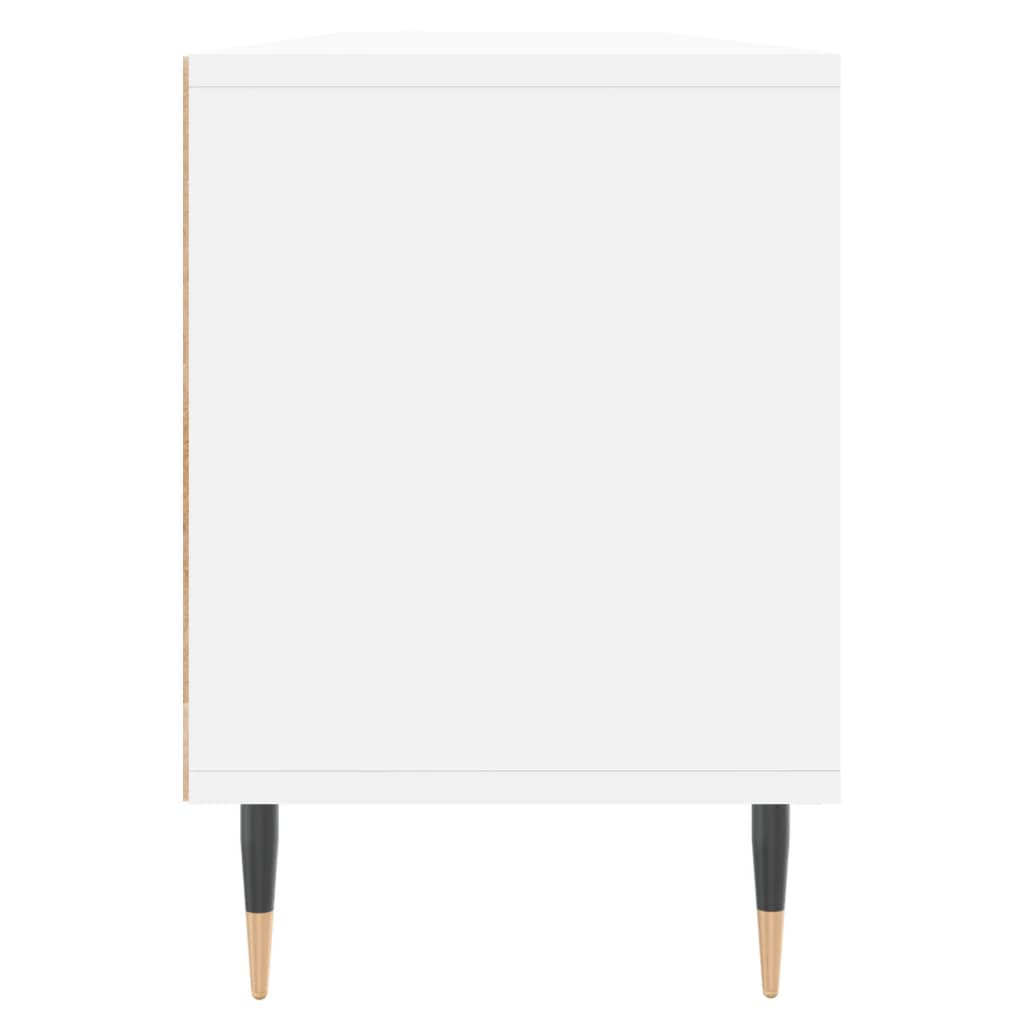 Tv-Meubel 150X30X44,5 Cm Bewerkt Hout Wit