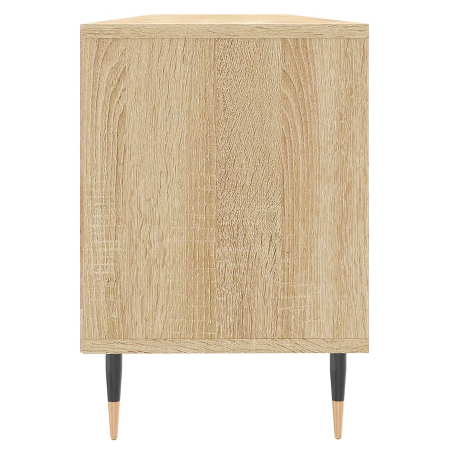 Tv-Meubel 150X30X44,5 Cm Bewerkt Hout Kleurig Sonoma eiken