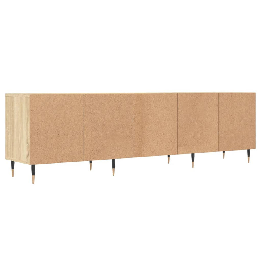 Tv-Meubel 150X30X44,5 Cm Bewerkt Hout Kleurig Sonoma eiken