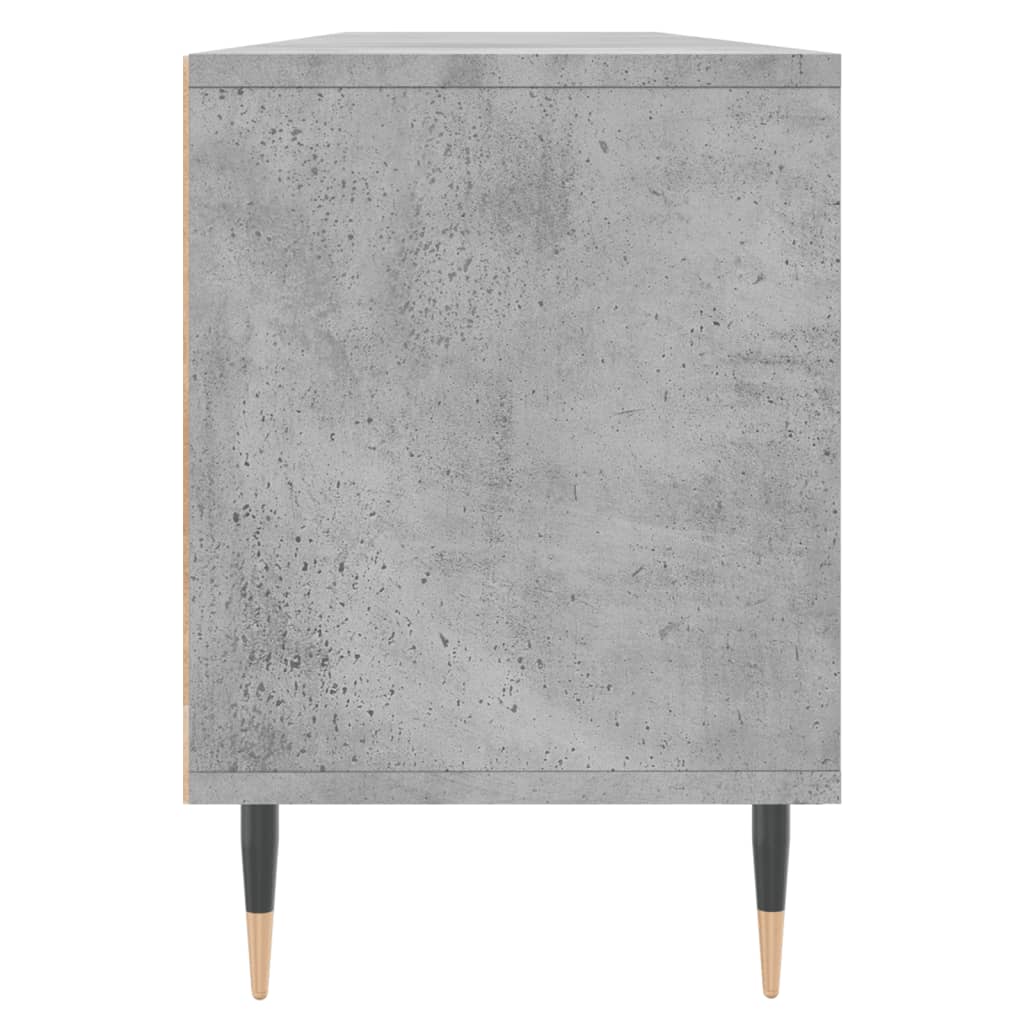 Tv-Meubel 150X30X44,5 Cm Bewerkt Hout Betongrijs
