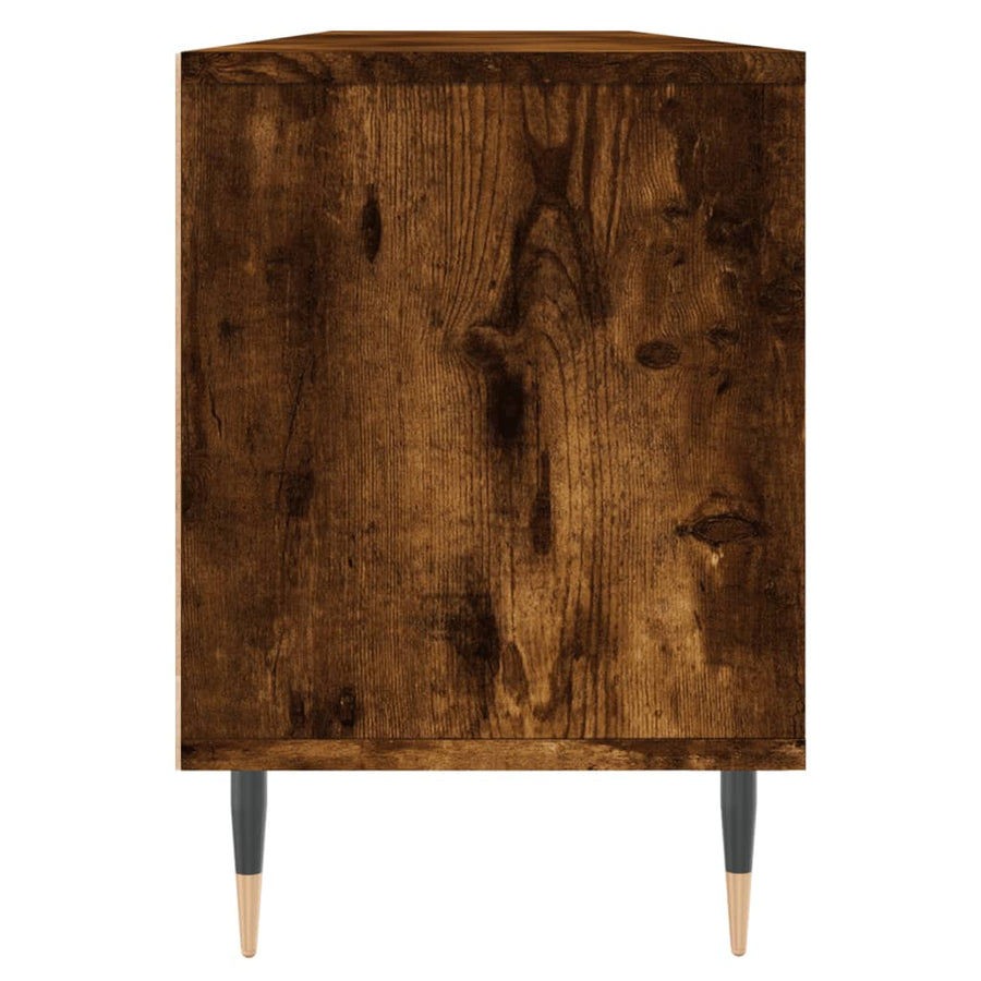 Tv-Meubel 150X30X44,5 Cm Bewerkt Hout Kleurig Gerookt eiken