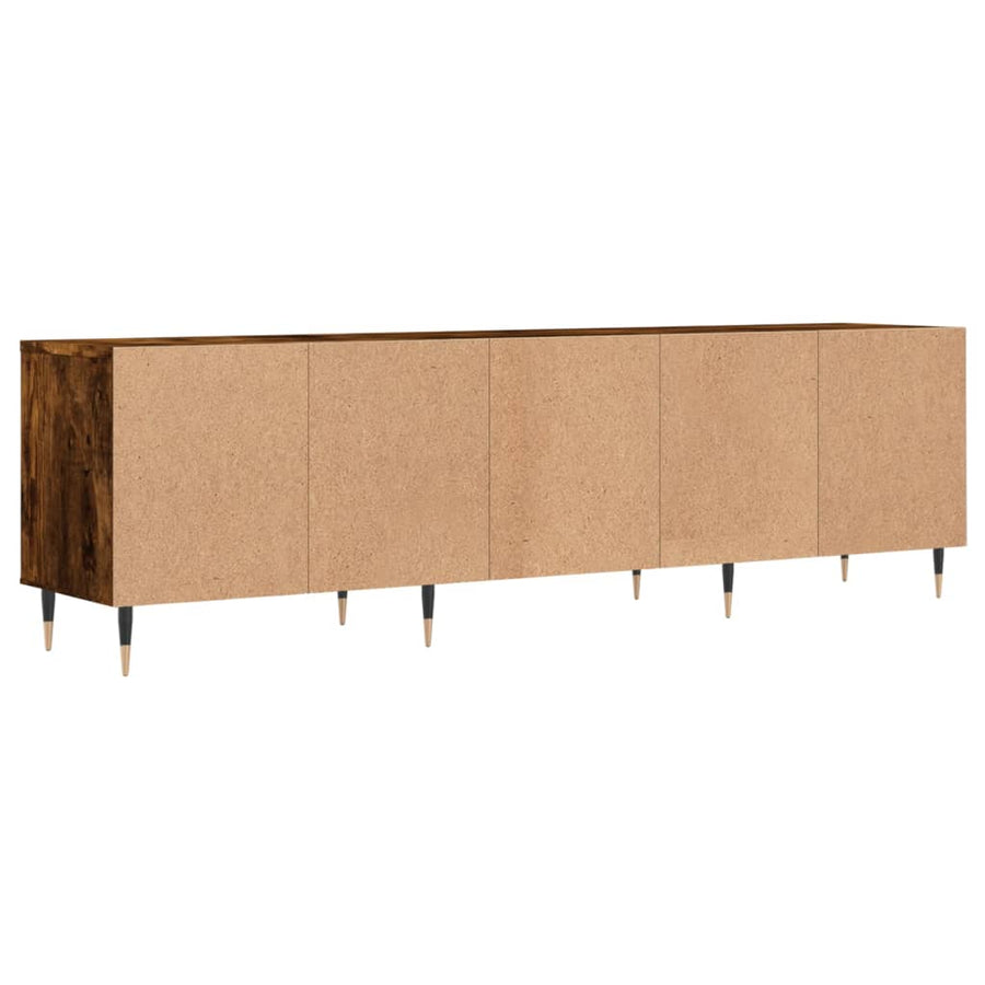 Tv-Meubel 150X30X44,5 Cm Bewerkt Hout Kleurig Gerookt eiken