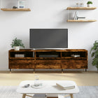 TV cabinet 150x30x44.5 cm engineered wood smoked oak look