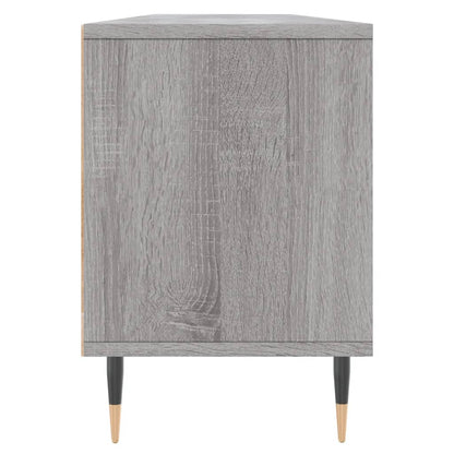 Tv-Meubel 50X30X44,5 Cm Bewerkt Hout Eikenkleurig Grijs sonoma