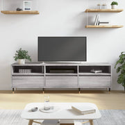 Tv-meubel 150x30x44,5 cm grijs sonoma eiken