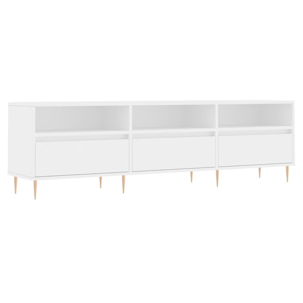 Tv-Meubel 50X30X44,5 Cm Bewerkt Hout Wit