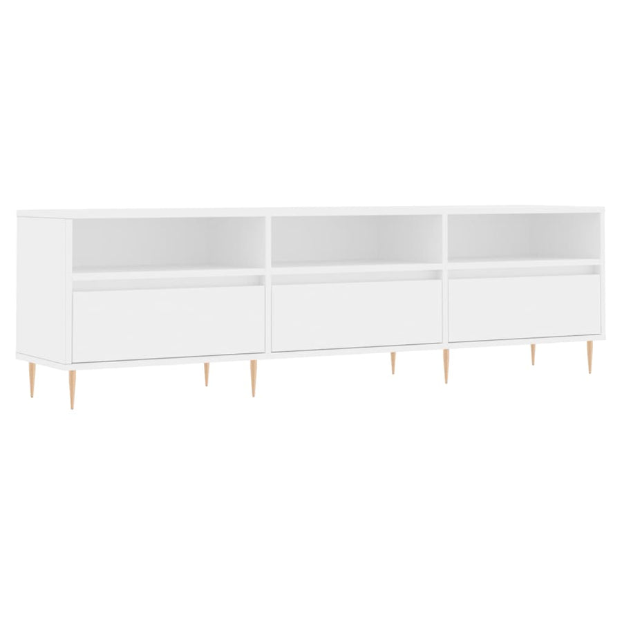 Tv-Meubel 50X30X44,5 Cm Bewerkt Hout Wit