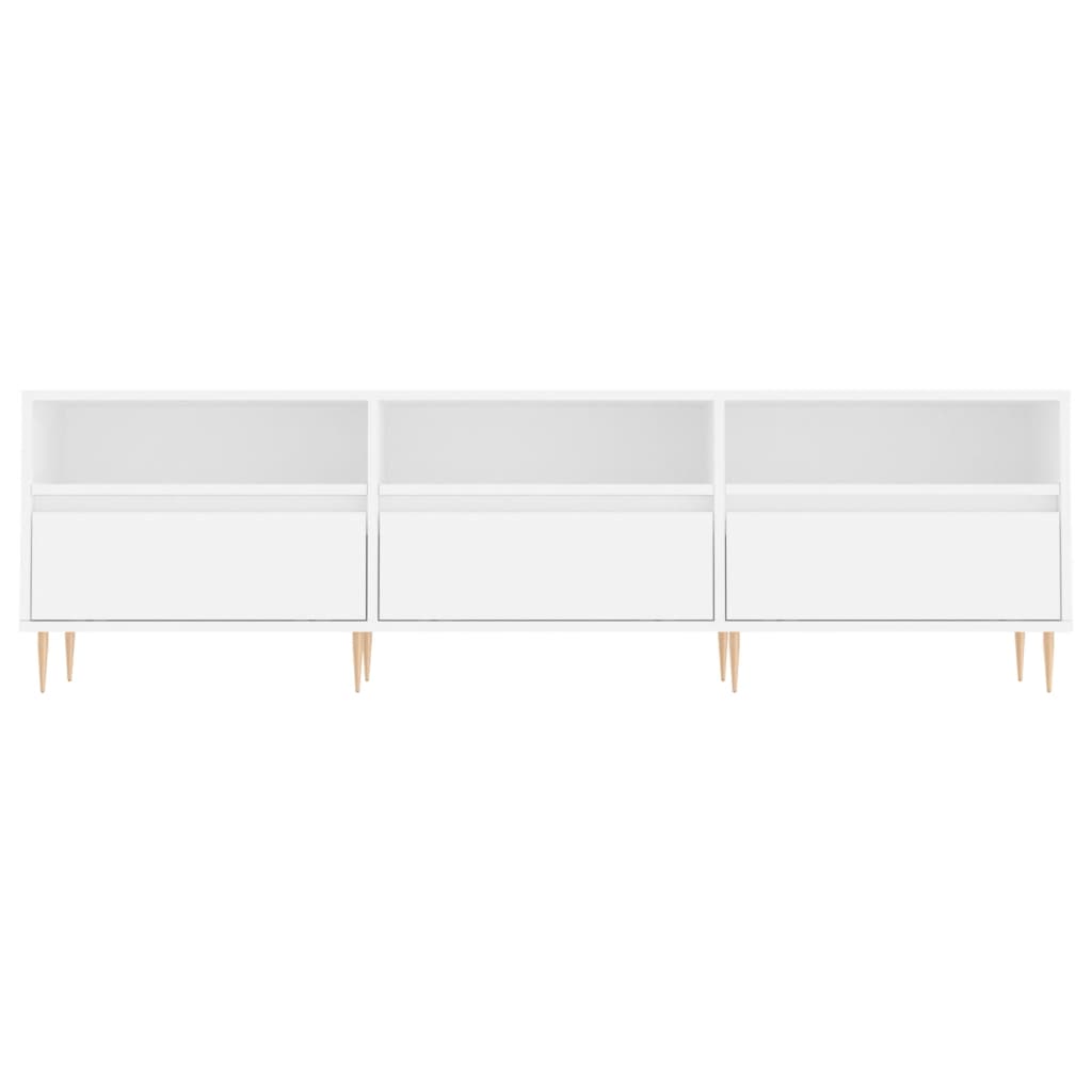 Tv-Meubel 50X30X44,5 Cm Bewerkt Hout Wit