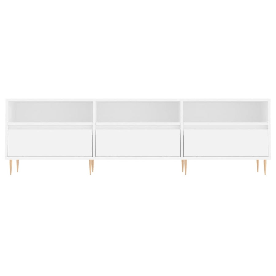 Tv-Meubel 50X30X44,5 Cm Bewerkt Hout Wit