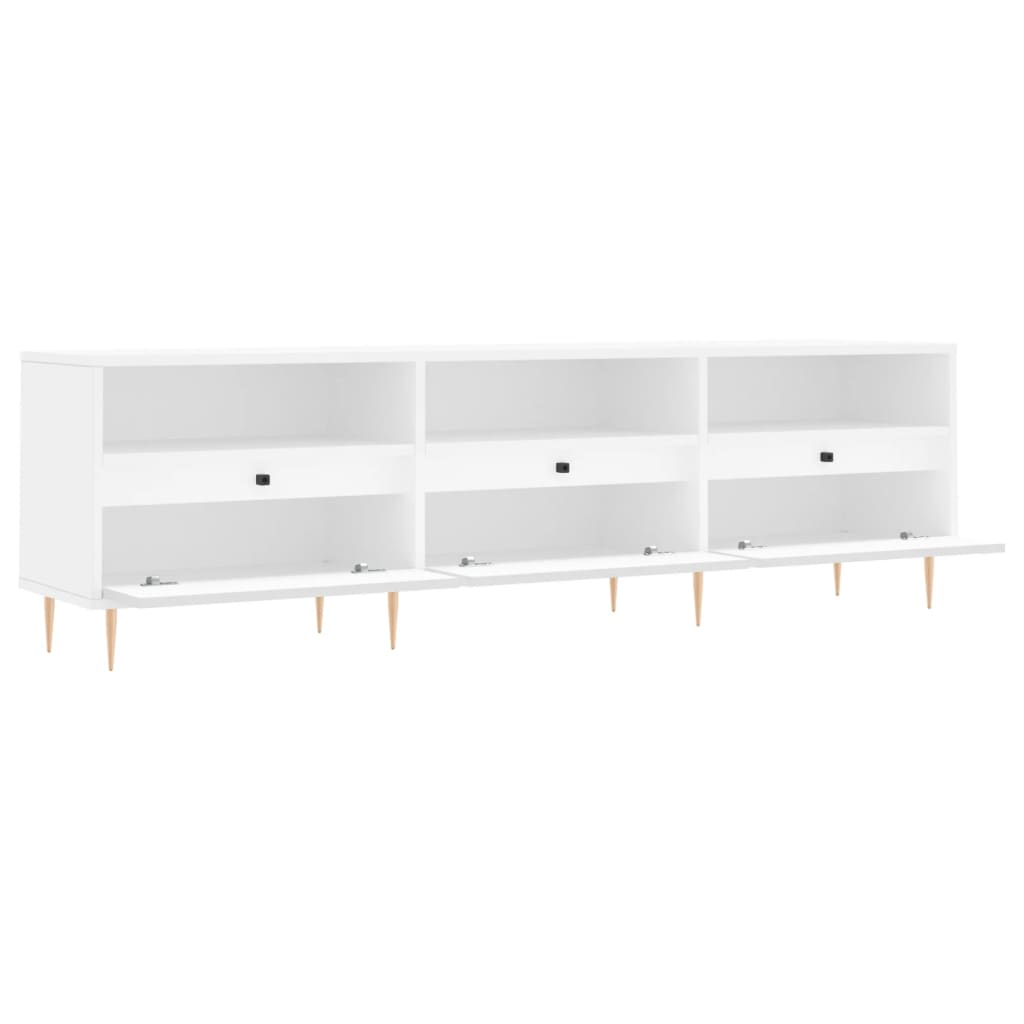 Tv-Meubel 50X30X44,5 Cm Bewerkt Hout Wit