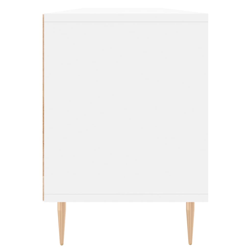 Tv-Meubel 50X30X44,5 Cm Bewerkt Hout Wit