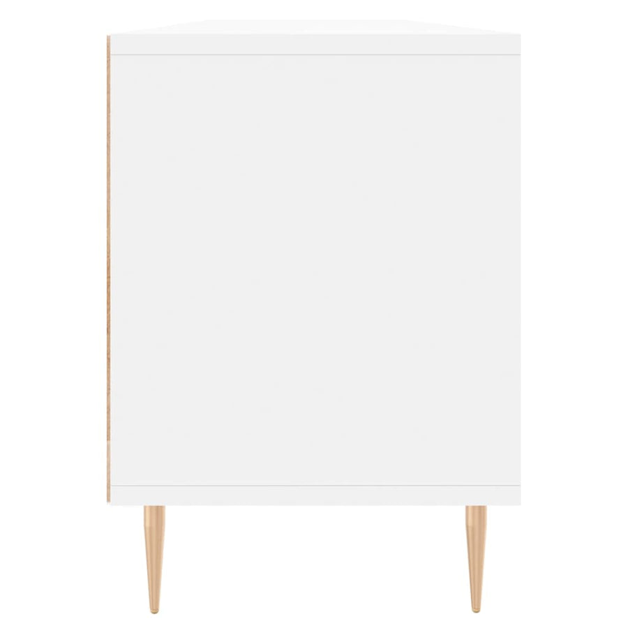 Tv-Meubel 50X30X44,5 Cm Bewerkt Hout Wit
