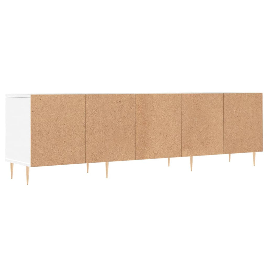 Tv-Meubel 50X30X44,5 Cm Bewerkt Hout Wit