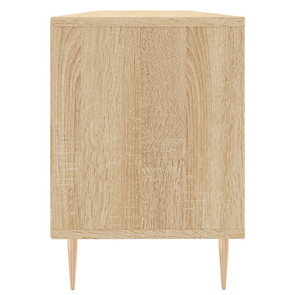Tv-Meubel 150X30X44,5 Cm Bewerkt Hout Sonoma Eikenkleurig