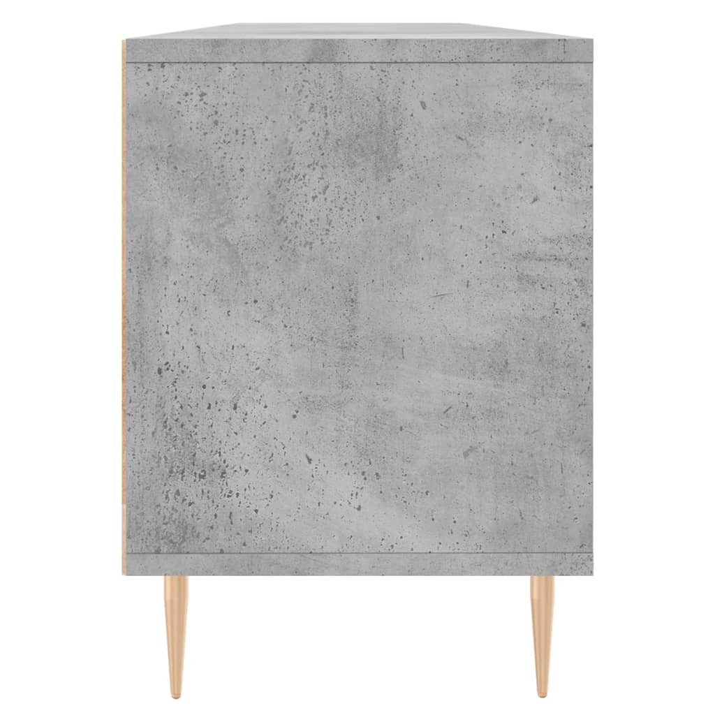 Tv-Meubel 50X30X44,5 Cm Bewerkt Hout Betongrijs