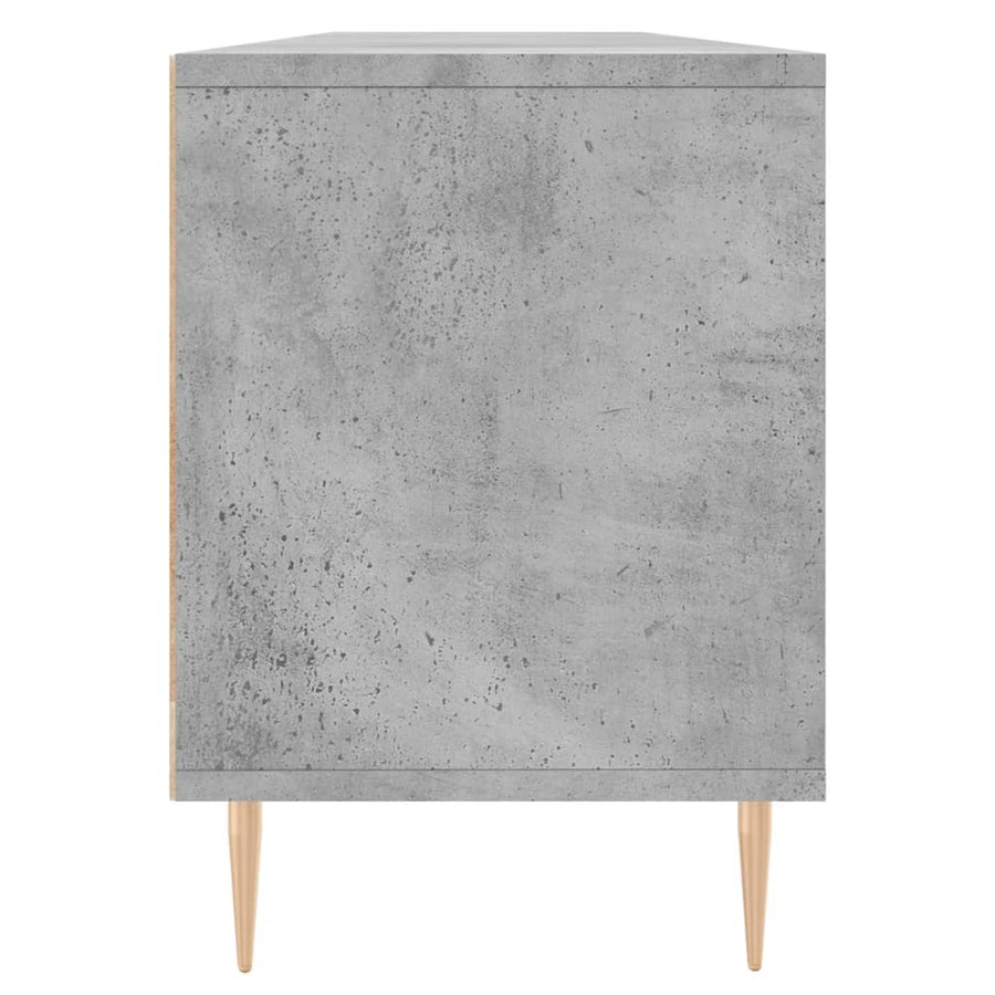 Tv-Meubel 50X30X44,5 Cm Bewerkt Hout Betongrijs
