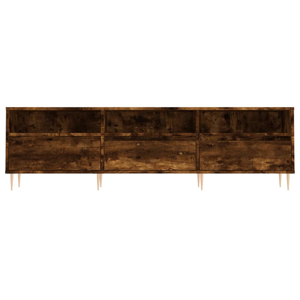 Tv-Meubel 50X30X44,5 Cm Bewerkt Hout Kleurig Gerookt eiken