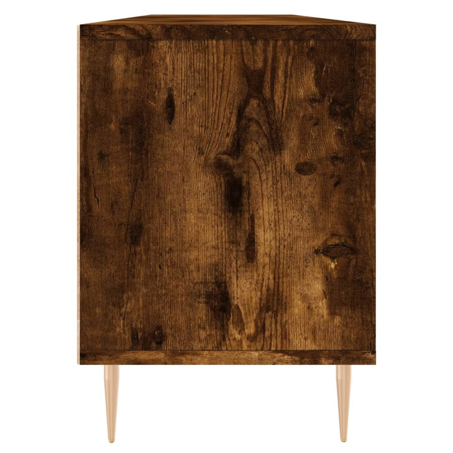 Tv-Meubel 50X30X44,5 Cm Bewerkt Hout Kleurig Gerookt eiken