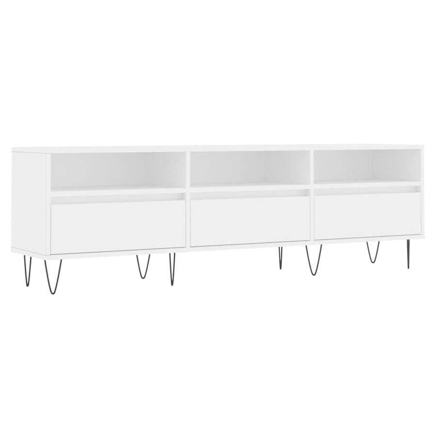 Tv-Meubel 50X30X44,5 Cm Bewerkt Hout Wit