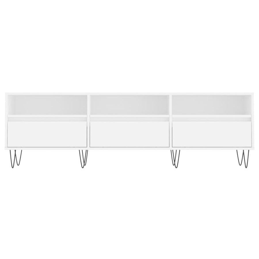 Tv-Meubel 50X30X44,5 Cm Bewerkt Hout Wit
