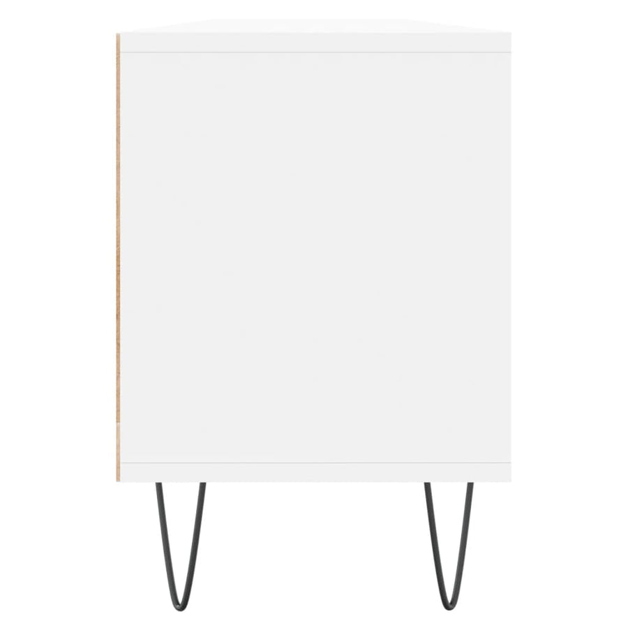 Tv-Meubel 50X30X44,5 Cm Bewerkt Hout Wit
