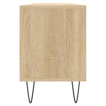 Tv-Meubel 150X30X44,5 Cm Bewerkt Hout Sonoma Eikenkleurig