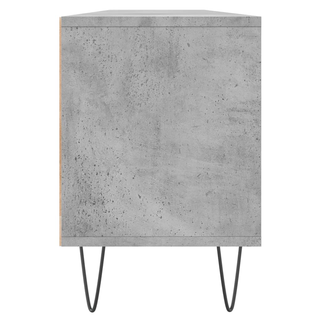 Tv-Meubel 50X30X44,5 Cm Bewerkt Hout Betongrijs