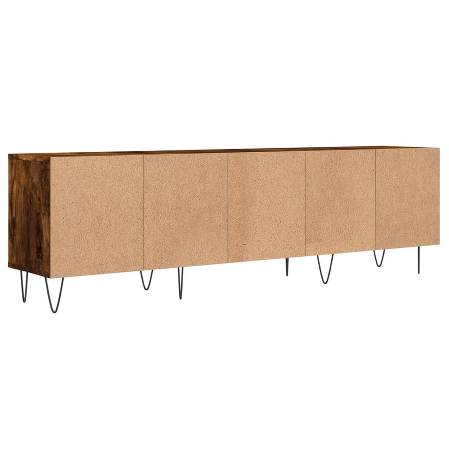 Tv-Meubel 50X30X44,5 Cm Bewerkt Hout Kleurig Gerookt eiken