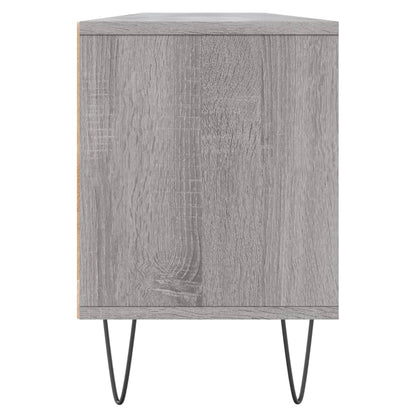 Tv-Meubel 50X30X44,5 Cm Bewerkt Hout Eikenkleurig Grijs sonoma