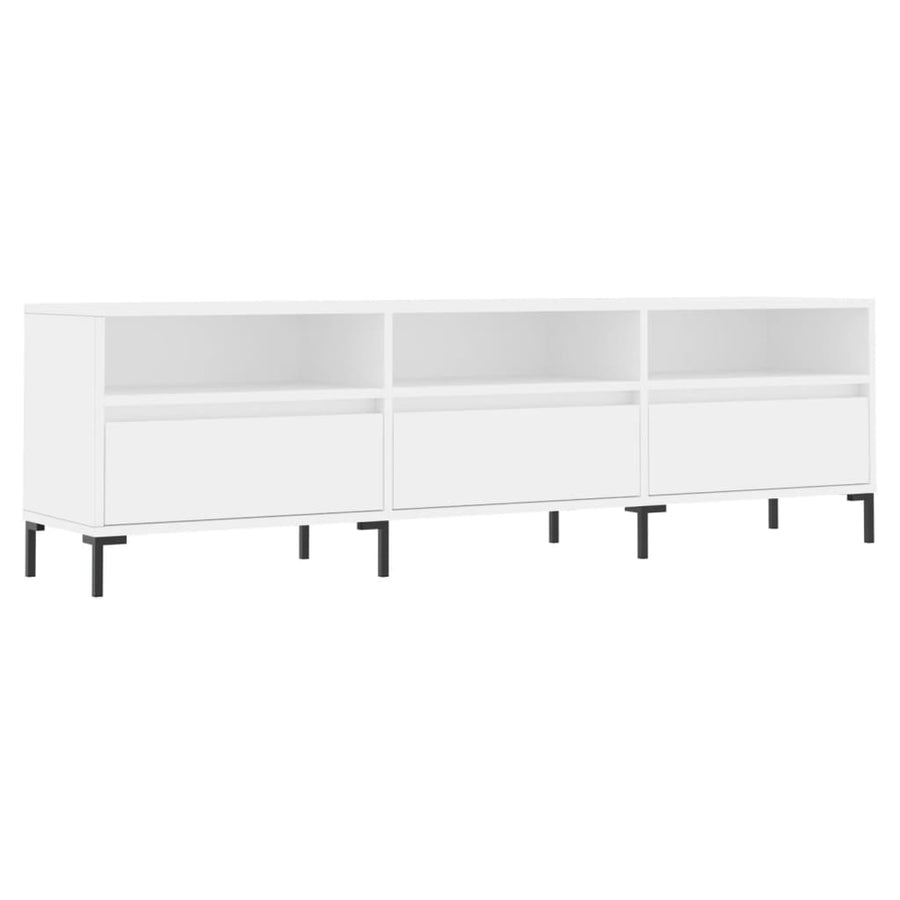 Tv-Meubel 50X30X44,5 Cm Bewerkt Hout Wit